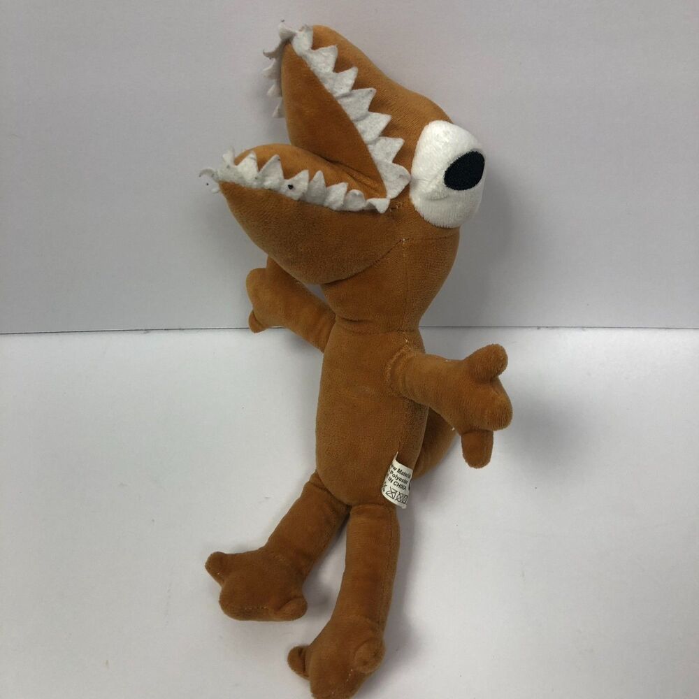 Roblox Rainbow Friends Brown Lizard Plush Toy Stuffed Animal 10 inches